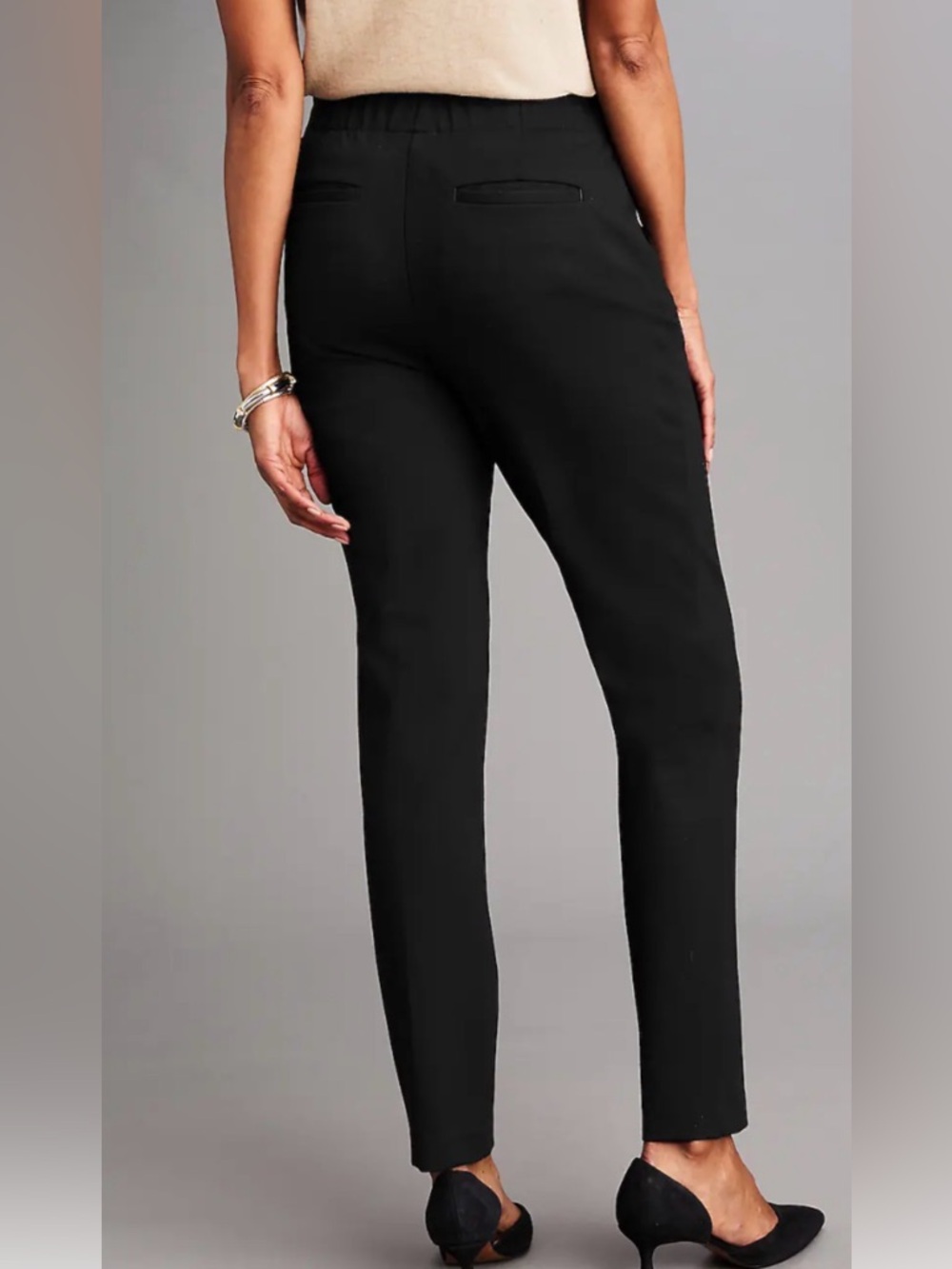 J. Jill Black Slim Ponte Stanton Pants